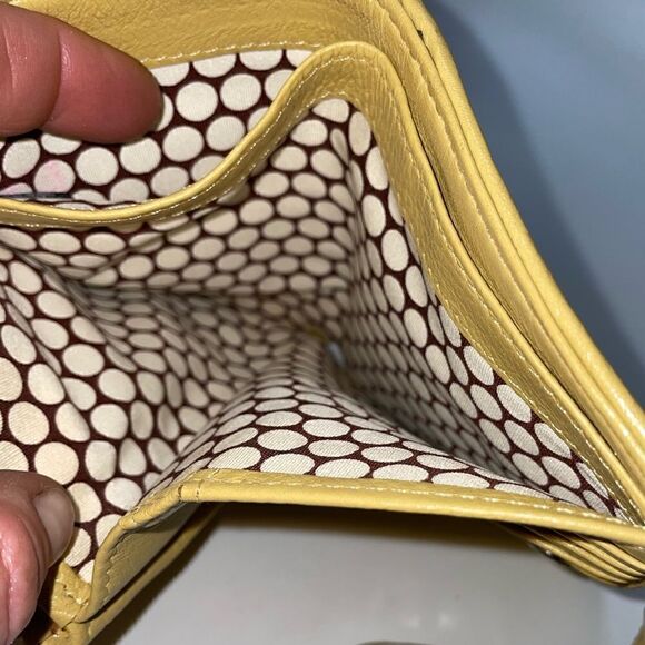 Brighton Tooled Leather Flower Pattern Wallet - Picture 8 of 10